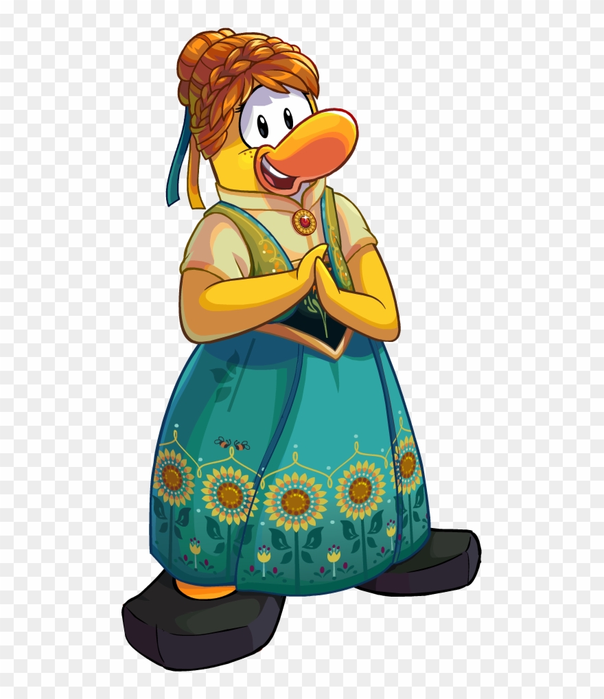 Anna Frozen Fever - Club Penguin Frozen Fever Clipart
