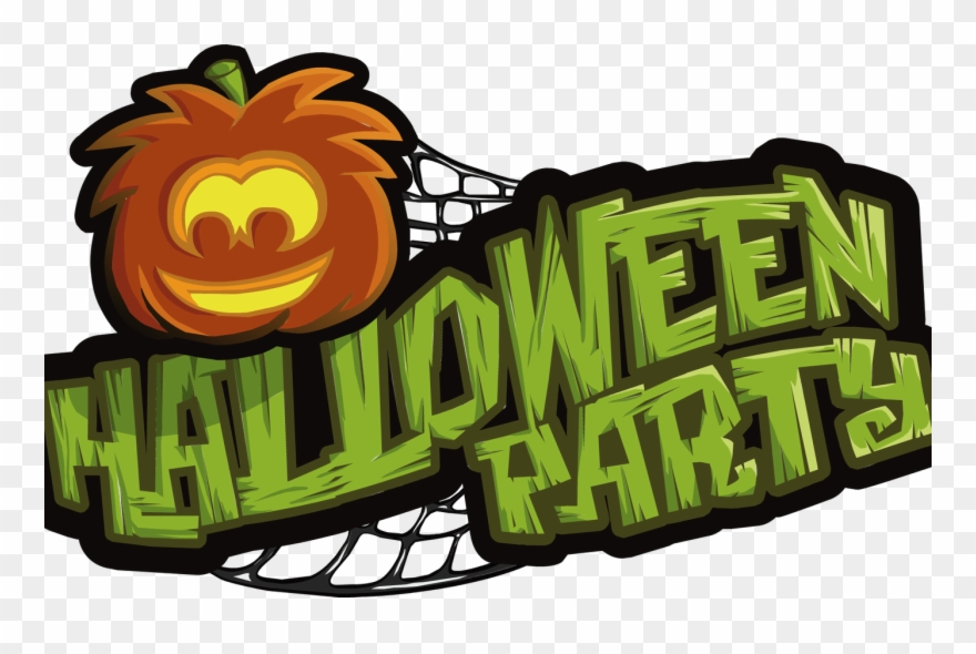 Open House Clip Art Images Decorating Interior Of Your - Club Penguin Halloween Party Logo - Png Download