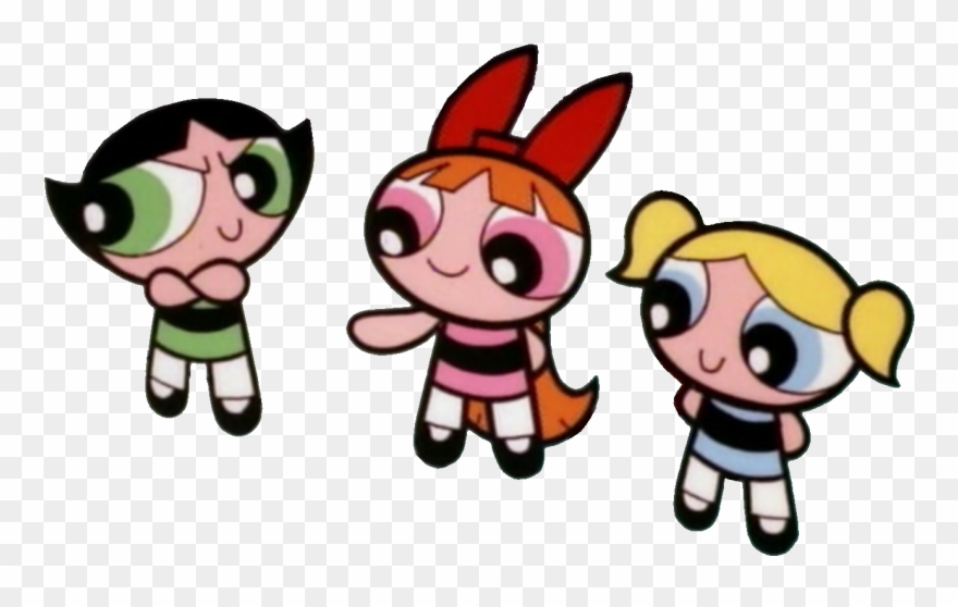 Ppgs From Meet The Beatalls - Powerpuff Girls 1999 Clipart