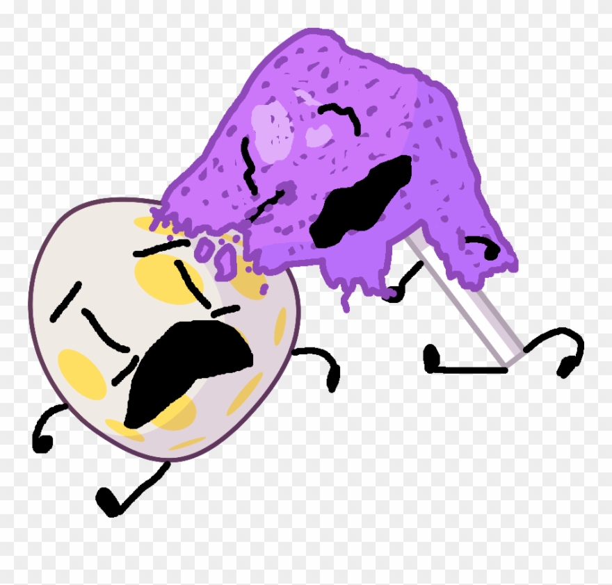 Clip Library Download Image Lollipop On Eggy Png Battle - Bfdi Lollipop And Barf Bag Transparent Png