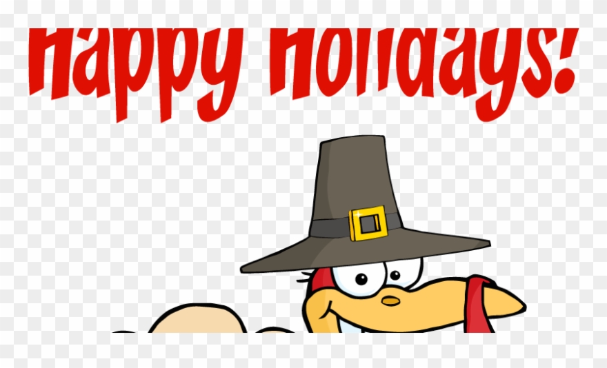 Happy Holidays With Santa Clipart