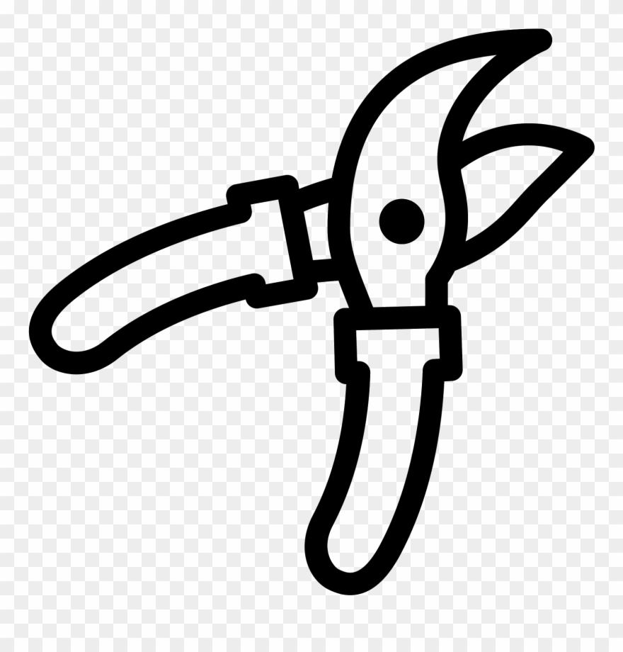 Garden Shears Icon Clipart