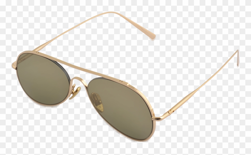 Acne Studios Small Aviator Sunglasses Gold Donna - Swiss Military Sun 7 Sunglasses Clipart
