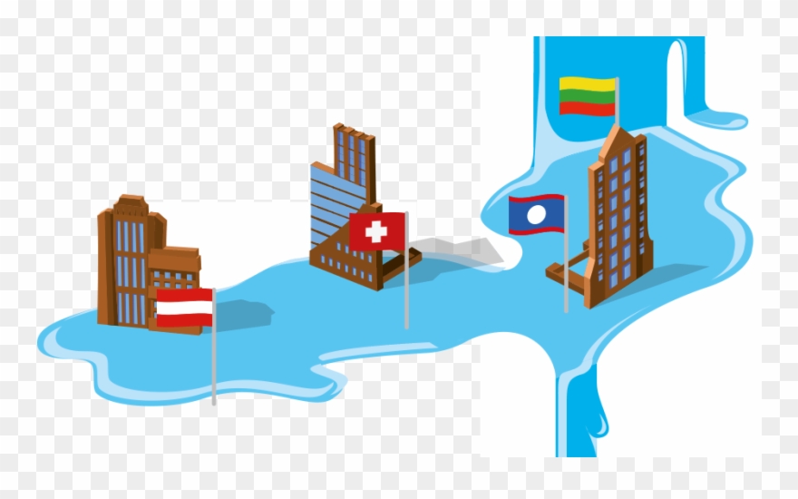 Деньги Отмываются На Витринах Clipart