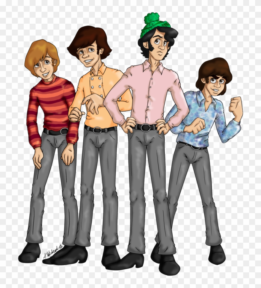 Svg Black And White Monkee Magic Book Cover Illustration - Monkee Magic: A Book About A Tv Show About A Band [book] Clipart