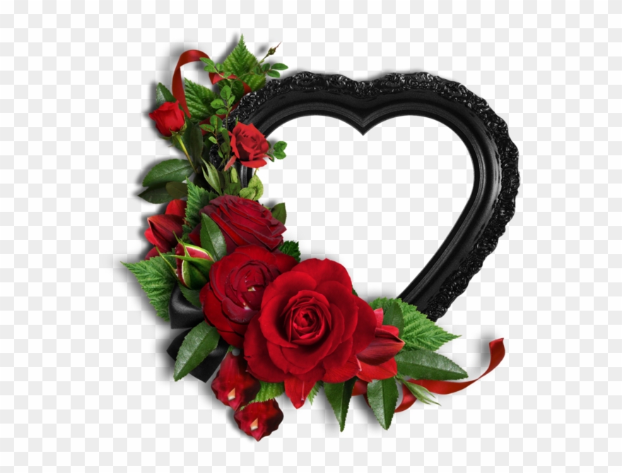 Framed Art, Amai, Heart Frame, Printable Frames, Love - Red Rose Clipart
