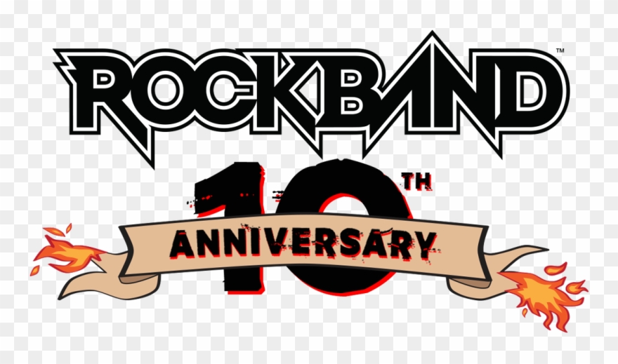Rock Band On Twitter - Rock Band Game Logo Clipart