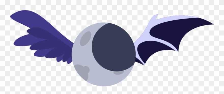 Binkyt11, Bat Wings, Commission, Cutie Mark, Cutie - Mlp Cutie Mark Moon And Color Clipart