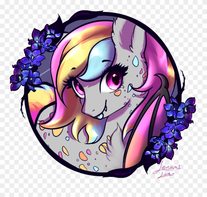 Lenamilove, Bat Pony, Bat Pony Oc, Bat Wings, Blep, - Cartoon Clipart