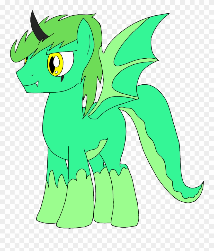 Toyminator900, Bat Wings, Curved Horn, Fangs, Oc, Oc - Cartoon Clipart