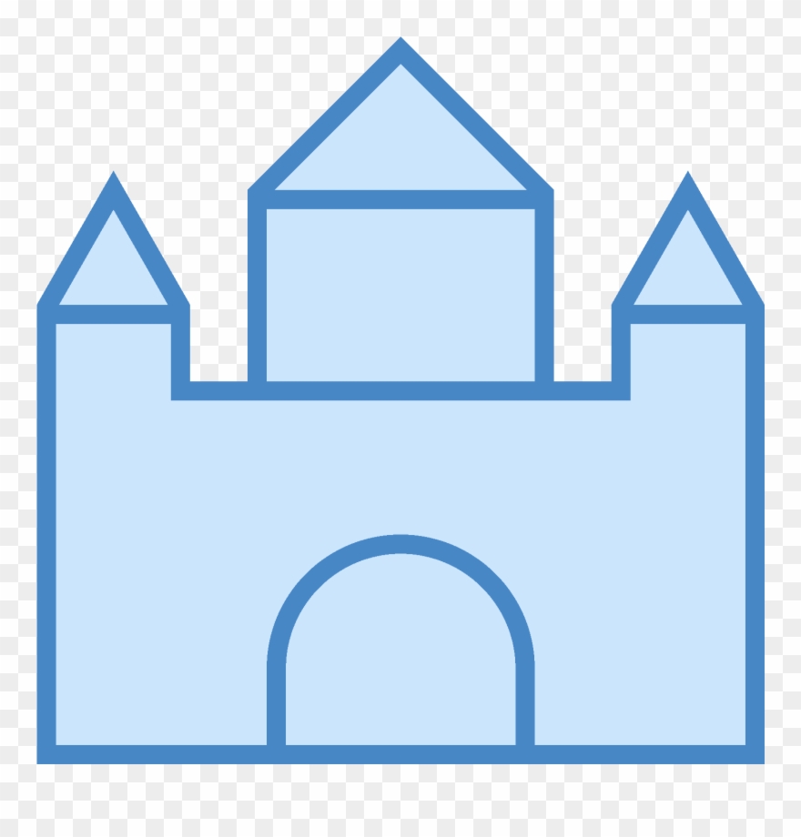 The Icon Is The Shape Of A Castle - Portable Network Graphics Clipart