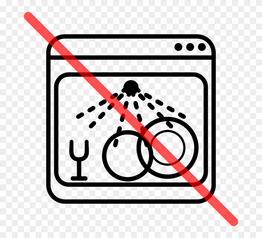 Dishwashers And Knives Don't Really Go Together Very - Simbolo Lavaggio In Lavastoviglie Clipart