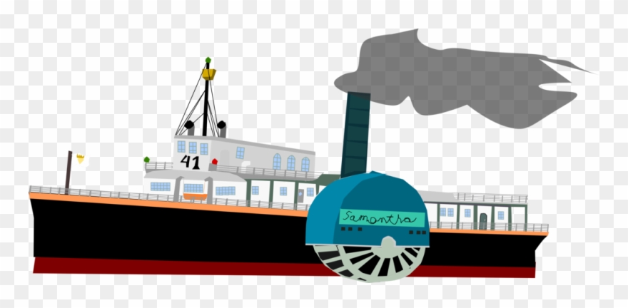 Graphic Stock S Classic Steam Ship By Oceanrailroader - Steamboat Clipart