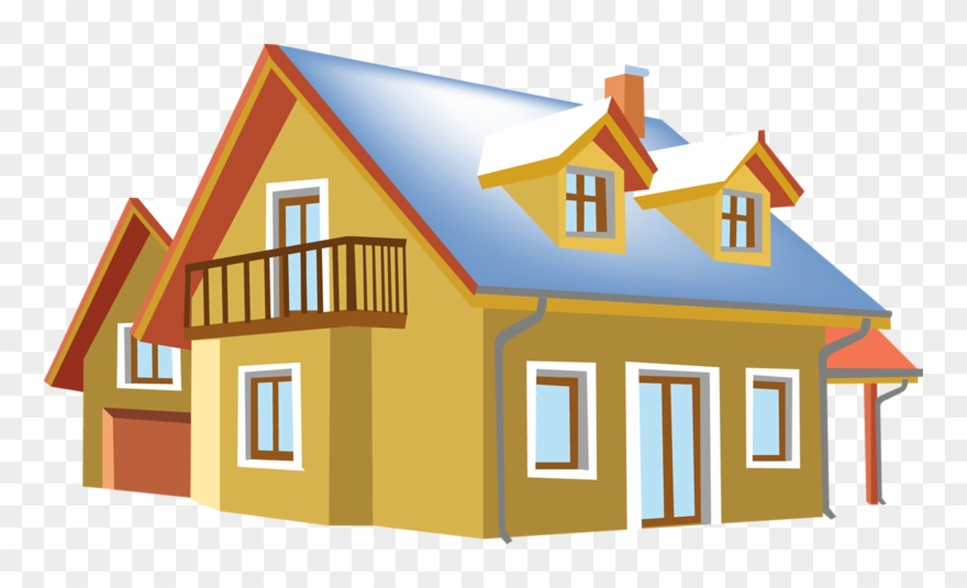 Casas & Transportes - Домик Нарисованный Png Clipart