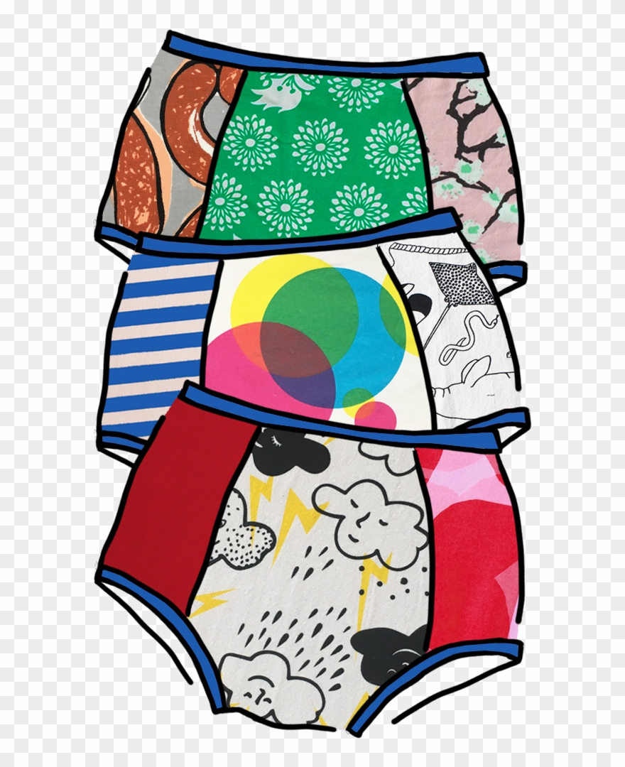 Womens Original Patchwork Pants Clipart