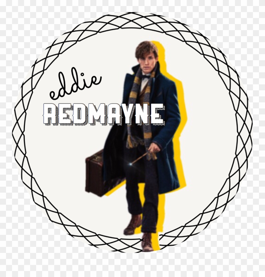 Eddieredmayne Newtscamander Hufflepuff Border Phonto Clipart