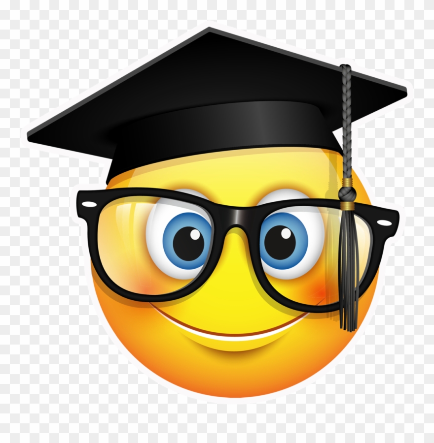 Ceremony Emoji Square Academic Cap Clip Art - Graduation Emoji Png Transparent Png