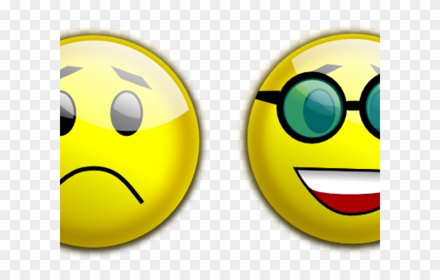 Sad To Happy Face Clipart