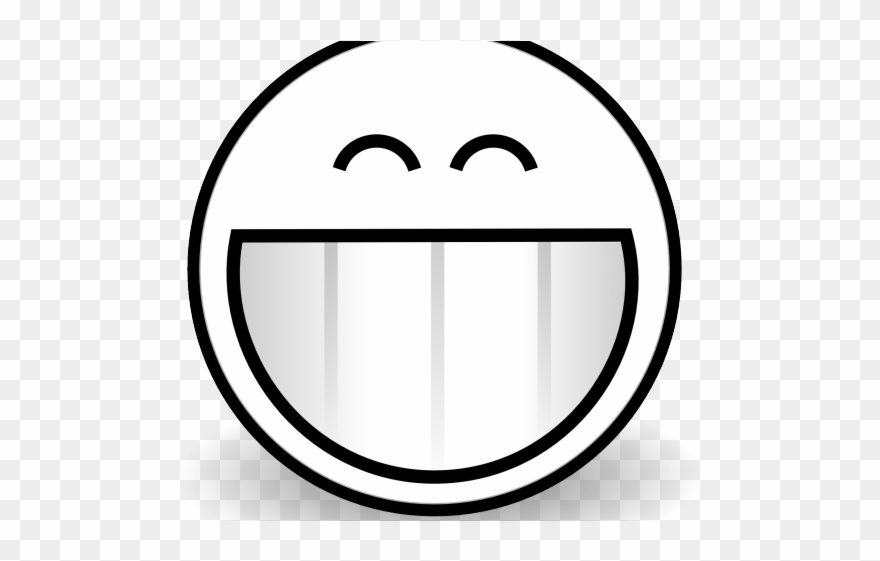 Sad Emoji Clipart Black And White - Clip Art - Png Download