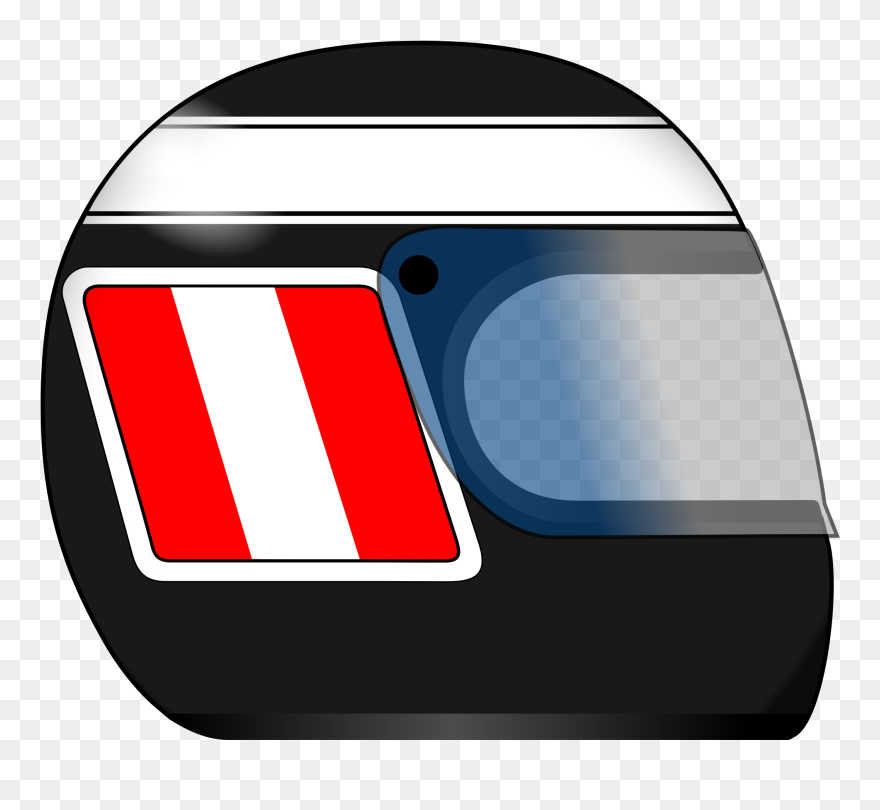 Helmet Integral Gerhard Berger - Wikimedia Commons Clipart
