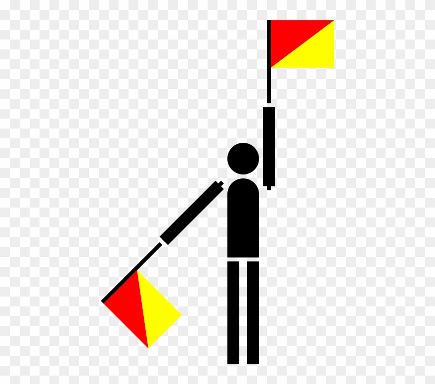 Semaphore N Clipart