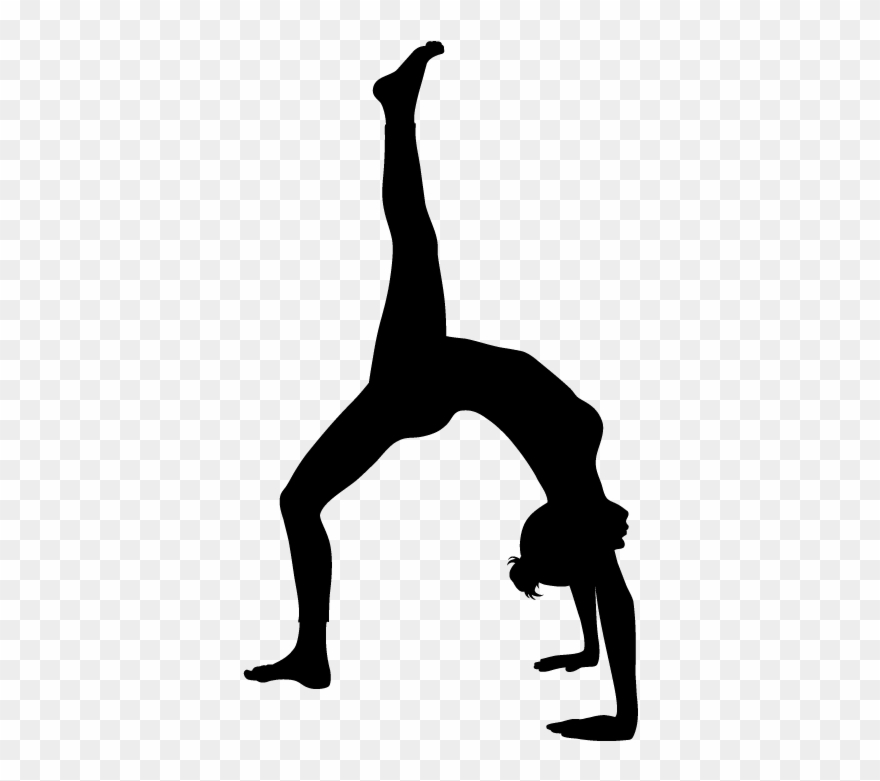 One Legged Bridge Yoga Pose Sticker - Exercise Clipart