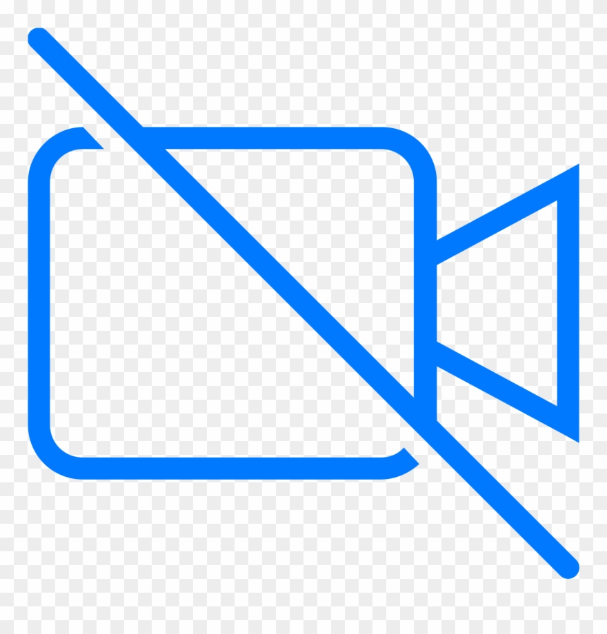 No Video Icon - Video Call Icon Transparent Clipart