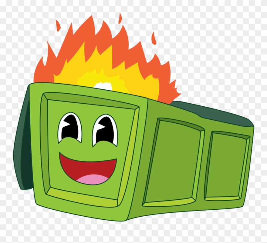 Smashy Baren On Twitter - Dumpster Fire Clip Art - Png Download
