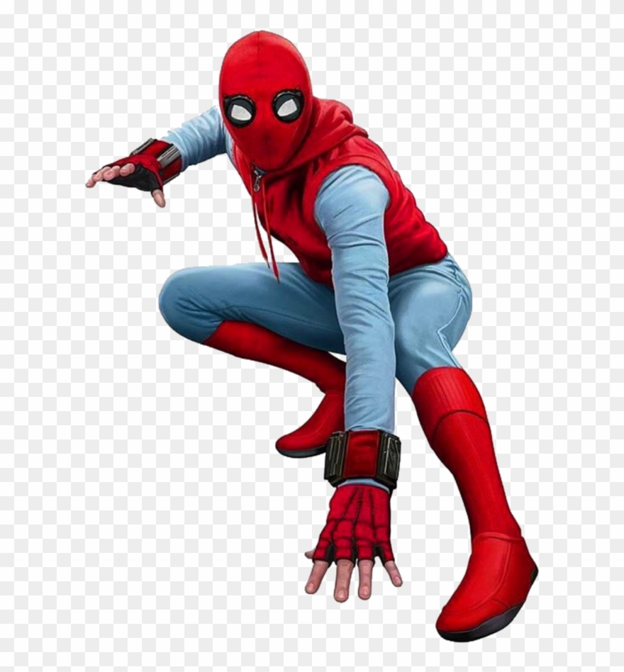 Free Download Spider Man Homecoming Homemade Suit Clipart - Peter Parker And Mantis - Png Download