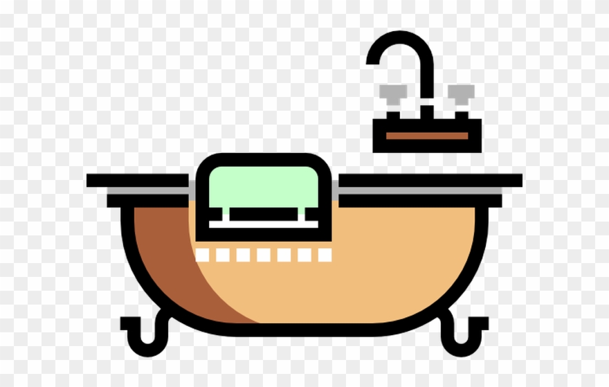 Image Download Bathtub Bathroom Clip Art - Bathtub - Png Download