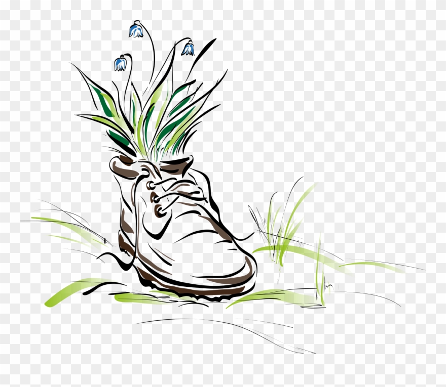 Shoe Hiking Shoes Hike Clipart