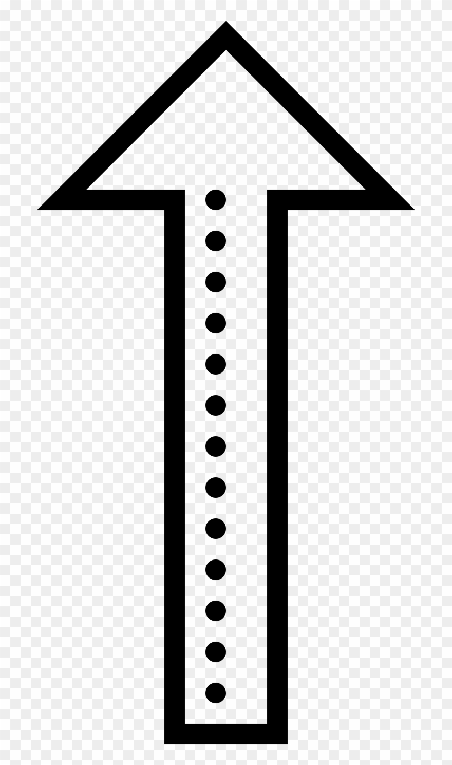 Long Arrow Up Icon - Icon Clipart