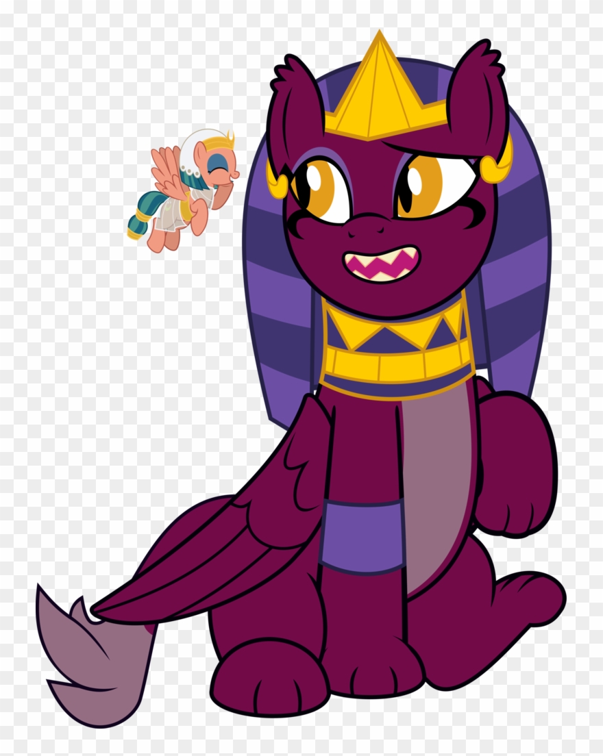 Sphinx Vector Clipart Black And White - My Little Pony Sphinx - Png Download