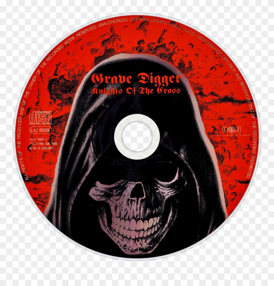Grave Digger Knights Of The Cross Cd Disc Image - Knights Of The Cross Clipart