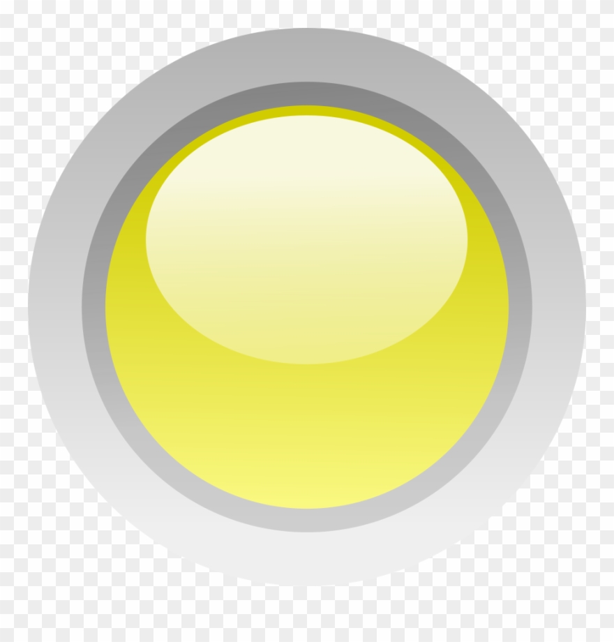 This Free Clip Arts Design Of Led Circle Yellow - Png Download