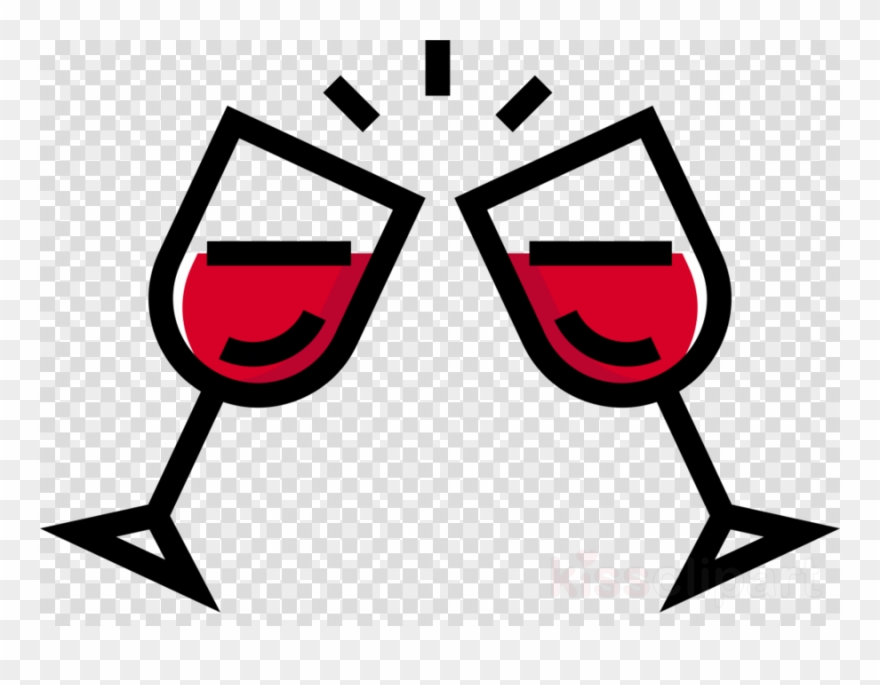 Chin Chin Copas Clipart Wine Table-glass Toast - Clip Art Wine Png Transparent Png