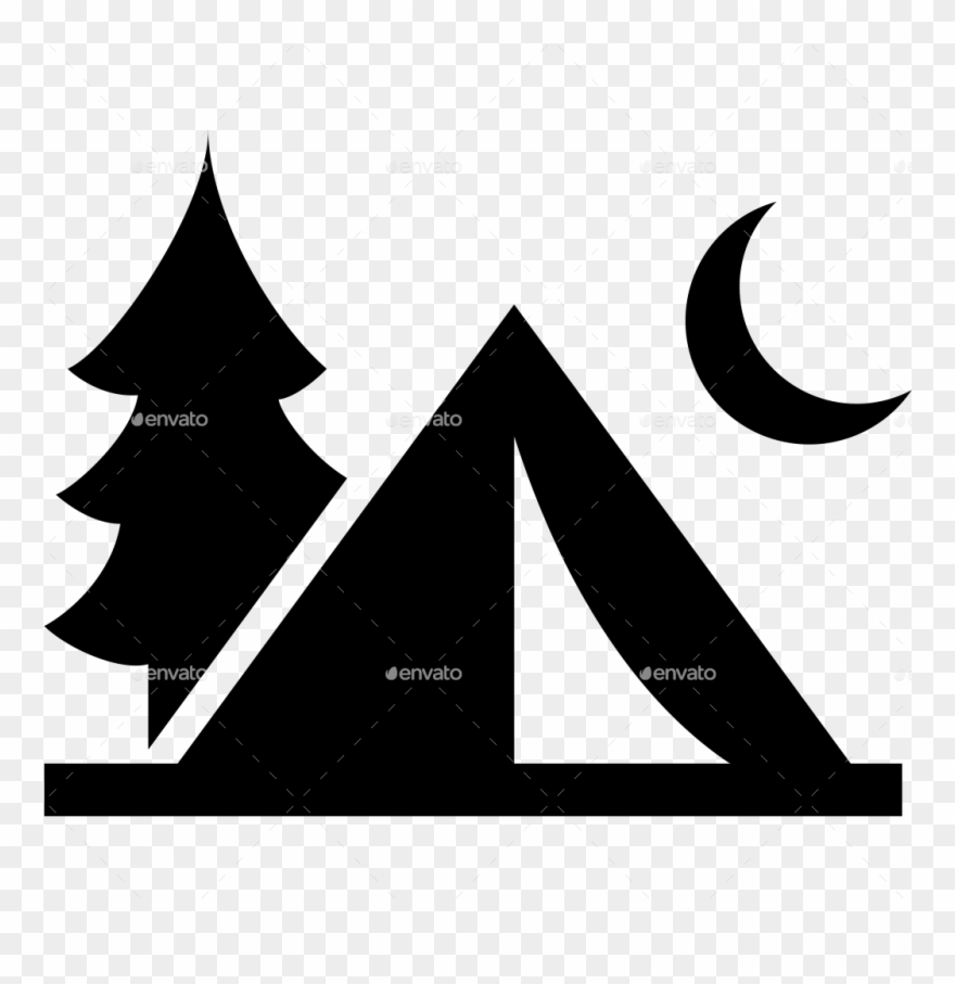 Camping Icons Clipart