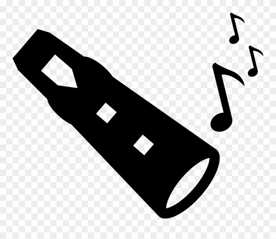 Clipart Royalty Free Library Flute Clipart Music Note - Musical Instrument - Png Download