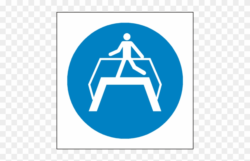Use Footbridge Symbol Label - Footbridge Sign Clipart