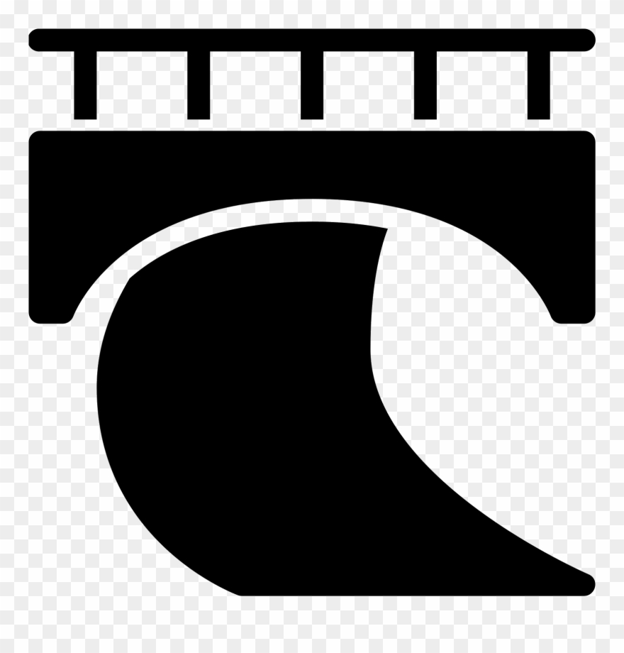 A Standard Walking Bridge Stretching Over What Could - Bridge Clipart