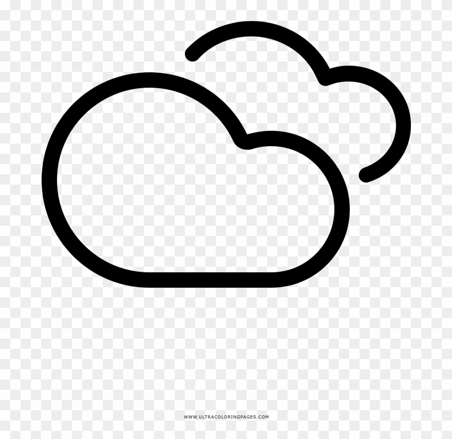 Coloring Pages Of Clouds With Page Ultra - Drawing Clipart