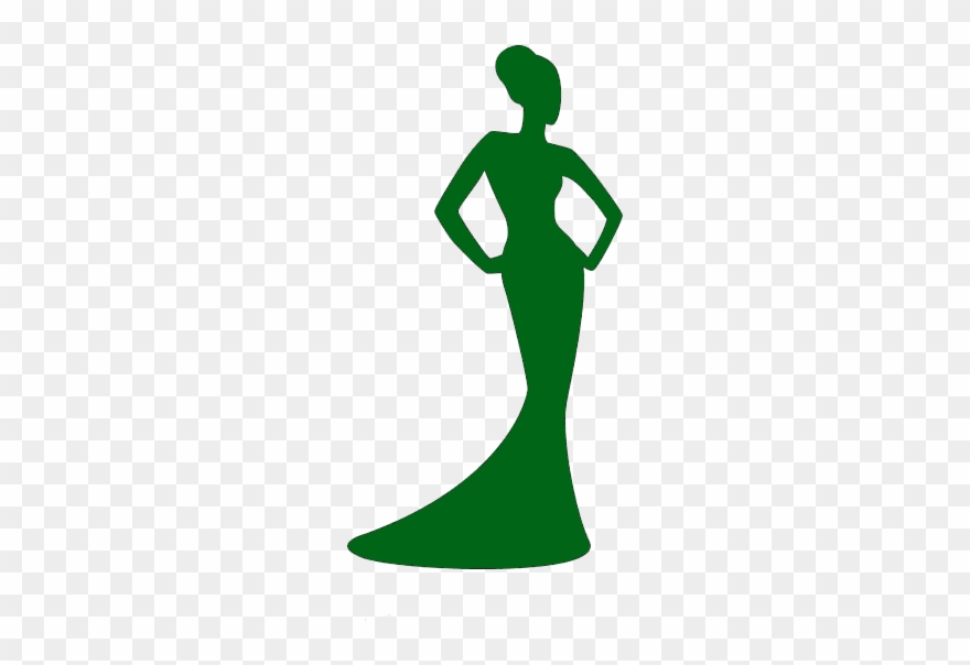 Sombra De Mujer Elegante Clipart