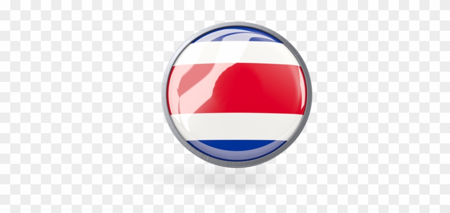 Illustration Of Flag Of Costa Rica - Icon Clipart