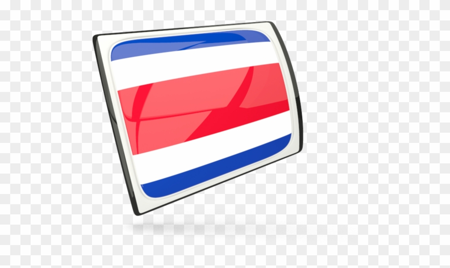 Illustration Of Flag Of Costa Rica - Flag Clipart