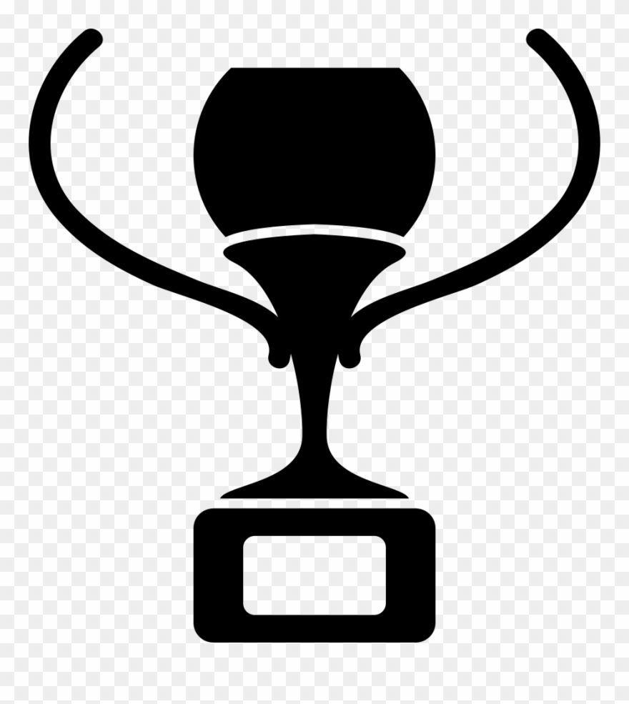 Football Trophy Comments - Trofeo Blanco Negro Clipart