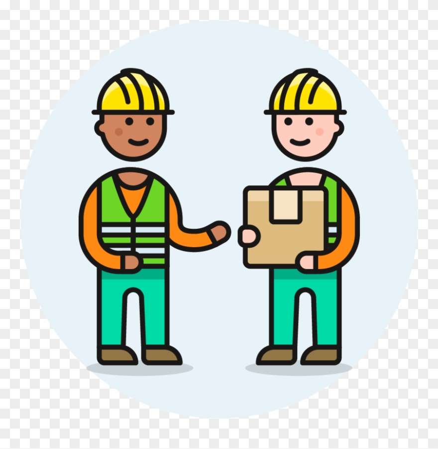 Graphic Stock Icon Image Creator Pushsafer Send Push - Warehouse Worker Clipart - Png Download