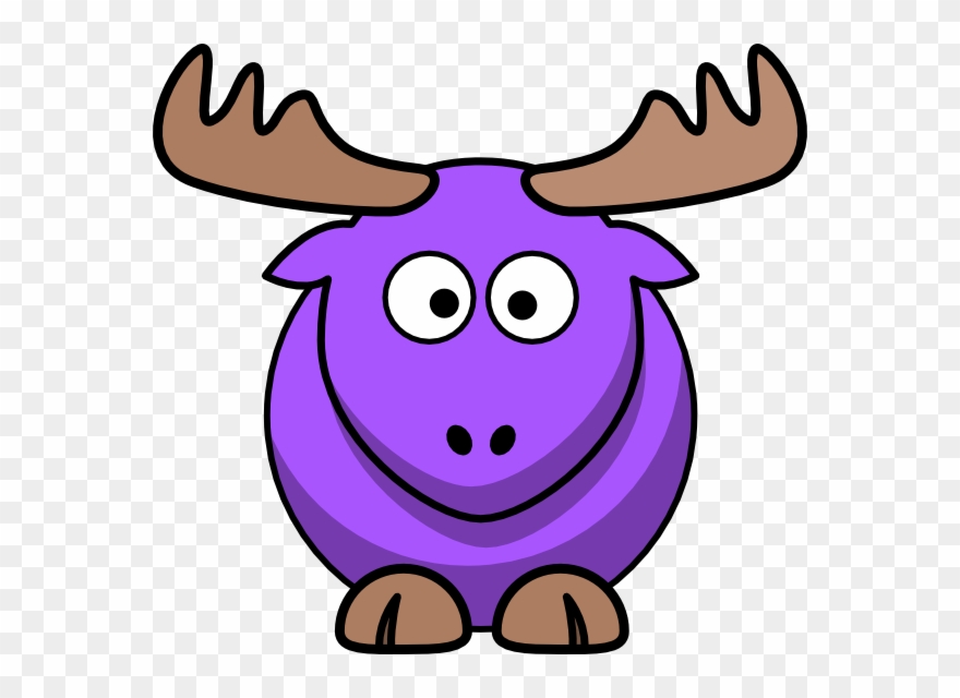 Cartoon Elk Drawing Clipart