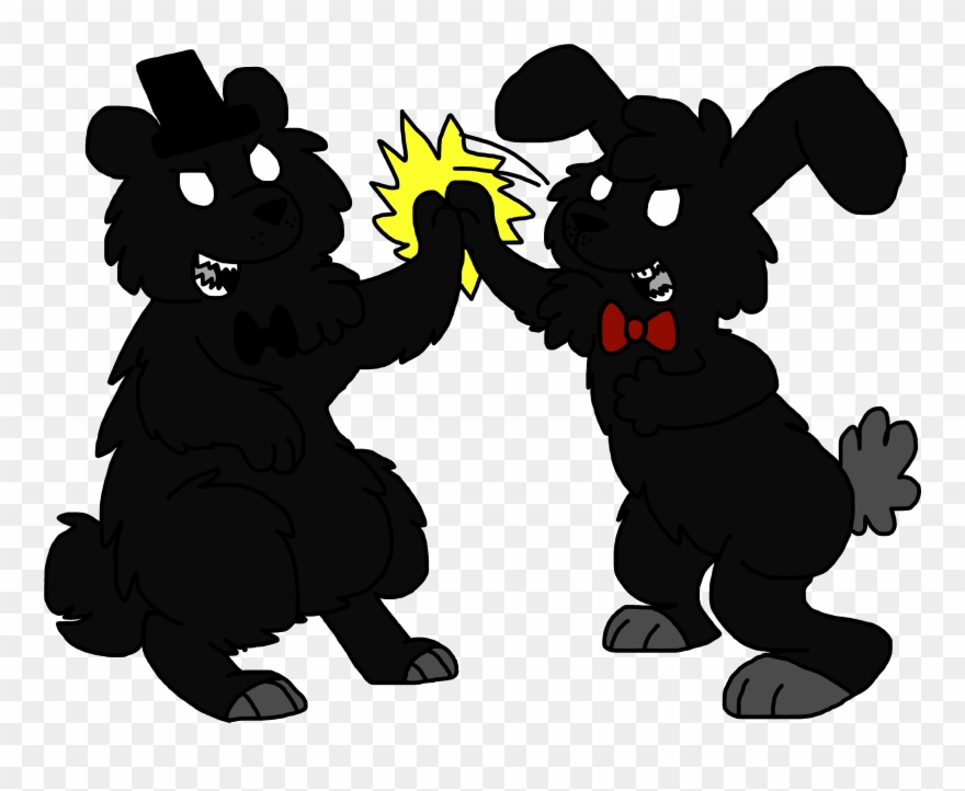 Shadow Freddy And Shadow Bonnie - Five Nights At Freddy's Clipart
