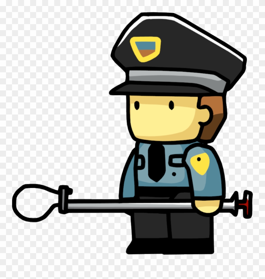 Dog Catcher Male - Scribblenauts Police Clipart