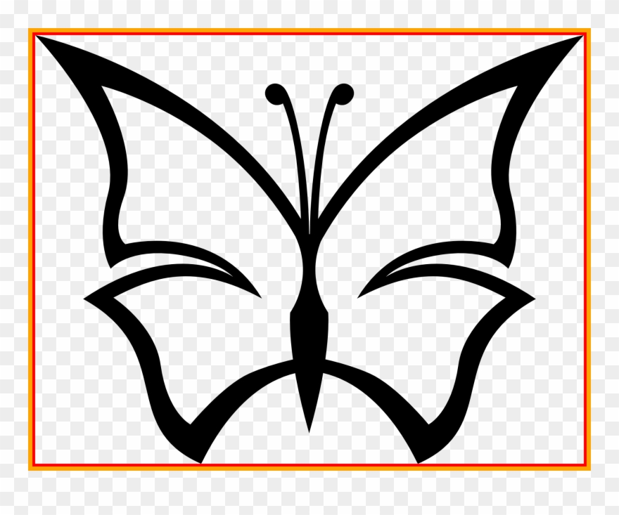 Image Black And White Amazing Line Butterfly Cnc Ideas - Cartoon Butterfly Images Black And White Clipart
